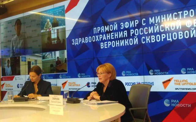 Министр Вероника Скворцова провела «Прямой эфир» с населением